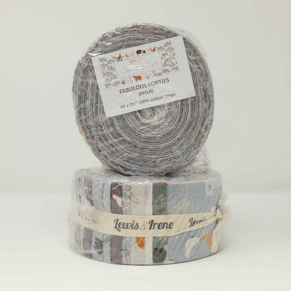 Lewis & Irene - Fabulous Forties Country Life FFCLR Jelly Roll