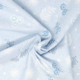 Lewis & Irene The Secret Winter Garden A659.1 Frosted garden on light grey with pearl elements