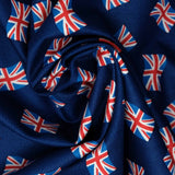 Lewis & Irene Jubilee A612.3 Union Jack Hearts On Dark Blue