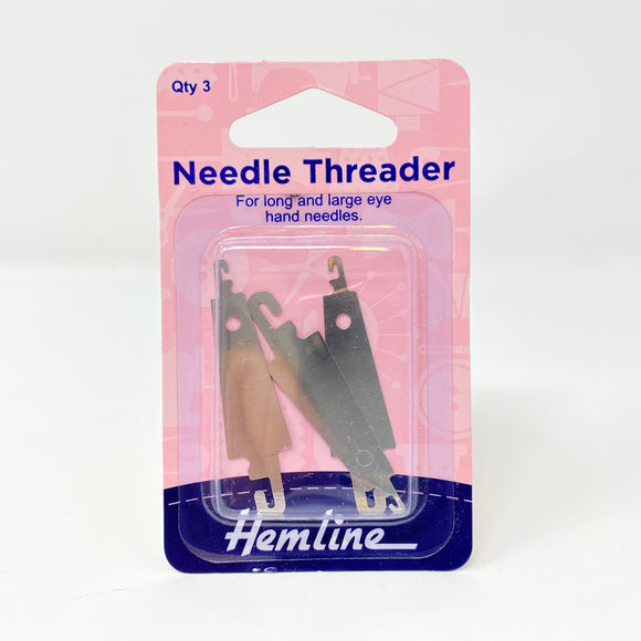 Hemline - Needle Threader (Long & Large Eye Hand Needles)