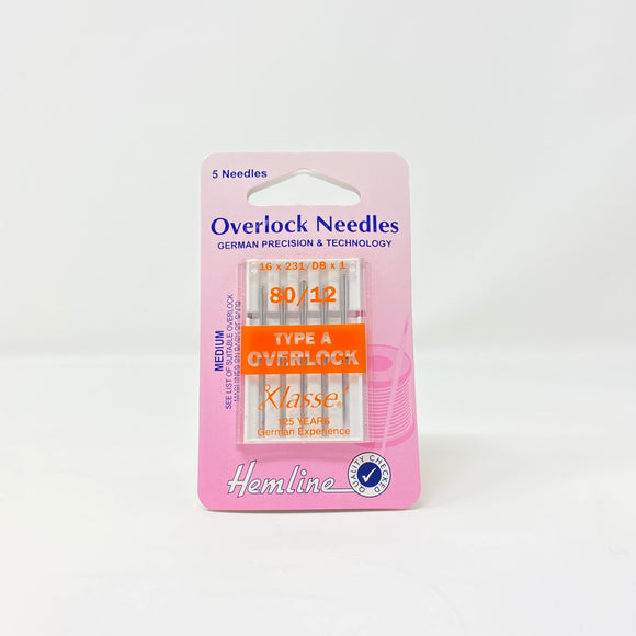hemline overlock needles 80/12