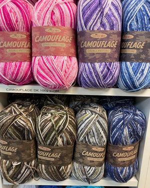 King Cole Camouflage Yarn now in stock