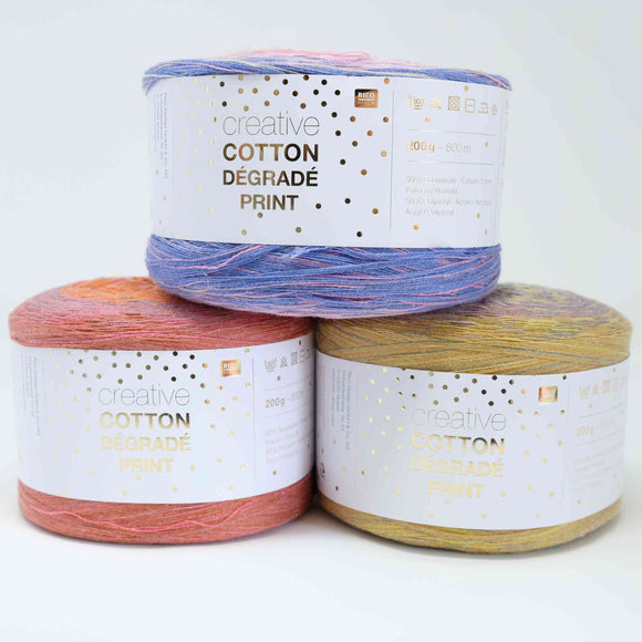Creative Cotton Degrade Print