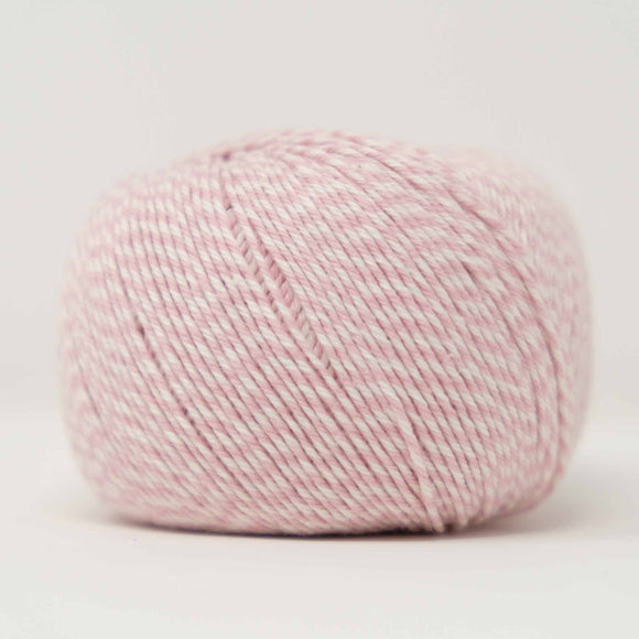 Anchor (4 Ply) Baby Pure Cotton (00502) Pale Pink & White