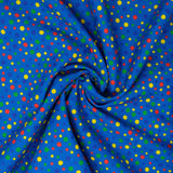 Stof Fabrics Memory Game 4502-355 White Blue