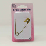 Hemline - Brass Safety Pins 23mm