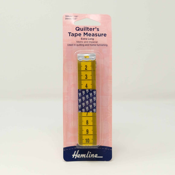 Hemline - Quilter's Tape Measure (Extra Long)