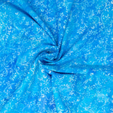 Hoffman Fabrics Bali Handpaints 3370-707 Floral Blue