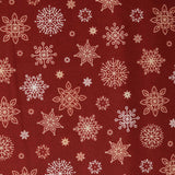 Lewis & Irene - Saariselkä C93 C2 Snowflakes on Red