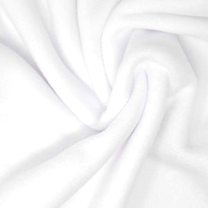 Antipil Polar Fleece Plain 01 White