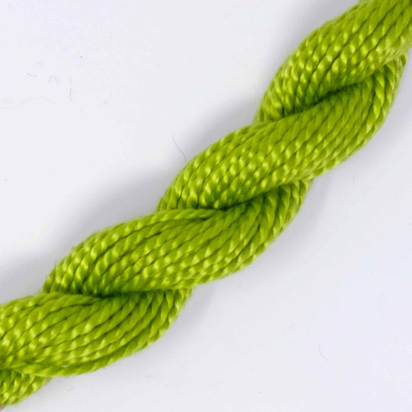 DMC Pearl Cotton Size 3 (15 metres) Light Parrot Green (907)