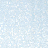 Lewis & Irene The Secret Winter Garden A658.1 Snowberries on ice blue with pearl effect