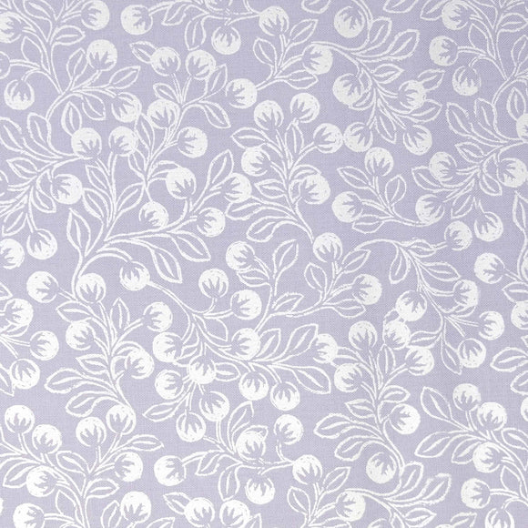 Lewis & Irene The Secret Winter Garden A658.3 Snowberries on iced lavender with pearl effect