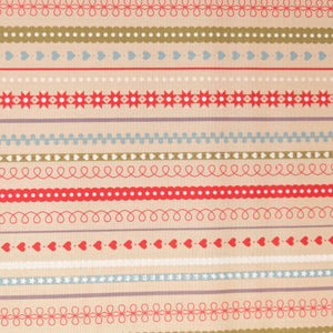 Lewis & Irene Gingerbread CE86 C2 Festive Stripes Butterscotch