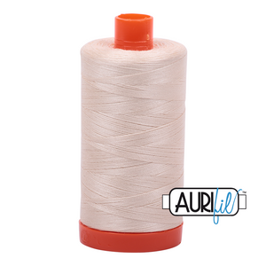 Aurifil - 100% Egyptian Cotton 50 wt - 2000 Dark Cream