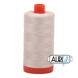 Aurifil - 100% Egyptian Cotton 50 wt - 2310 Cream