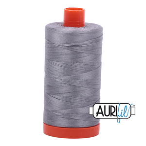 Aurifil - 100% Egyptian Cotton 50 wt - 2605 Dark Grey