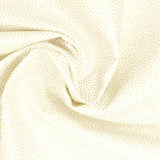 Makower Essentials Pin Dot 302 WGM Gold On White