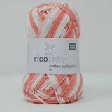 Rico Baby Cotton Soft Print (DK) 011 Lobster White