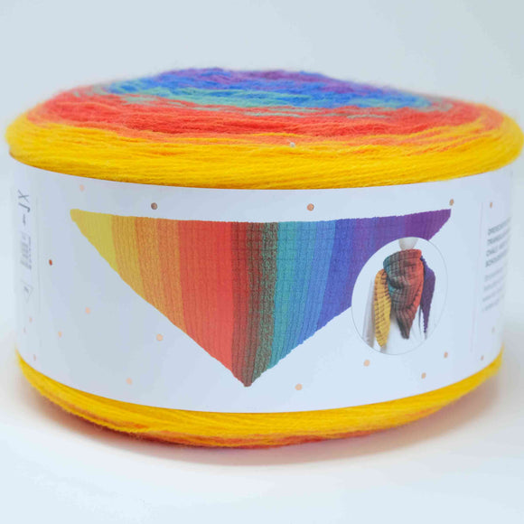 Rico Creative Wool Degrade Super 6 013 Rainbow