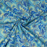Royal Plume - Abstract Cloisonné Feathers - PLUME-CM1571  BLUE
