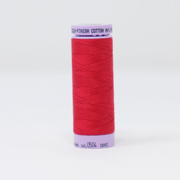 Mettler - Silk-Finish Cotton 50 - 0504 Country Red
