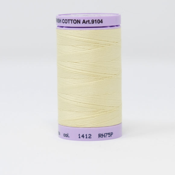 Mettler - Silk-Finish Cotton 50 - 1412 Lemon Frost