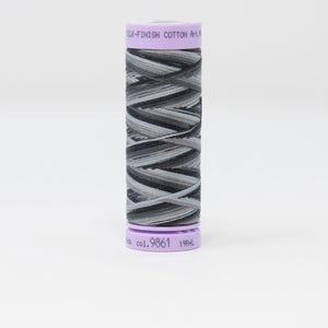 Mettler - Silk-Finish Cotton Multi 50 - 9861 Charcoal