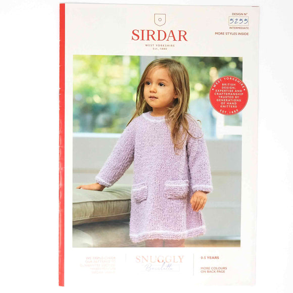 Sirdar Snuggly Bouclette Pattern 5255 Dress and Hat