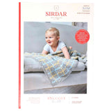 Sirdar Snuggly Bouclette Pattern 5258 Baby's Blanket