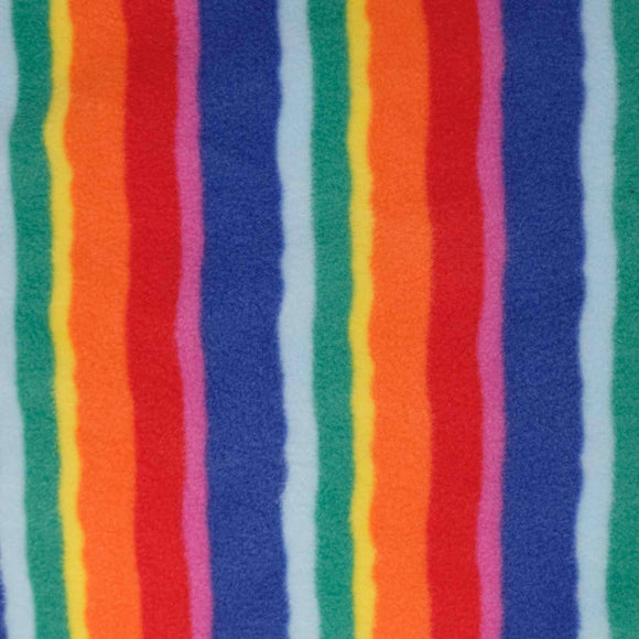 Stabler - Cuddle Fleece Printed - Rainbow Stripe