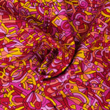 Studio e Fabrics Outside The Lines 6179 82 Pink Yellow