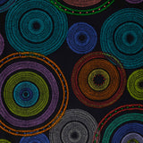 Windham Fabrics Quilt Back EXTRA WIDE 52474 Medallion Black