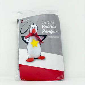 Wool Felt Craft Kit Patrick Penguin