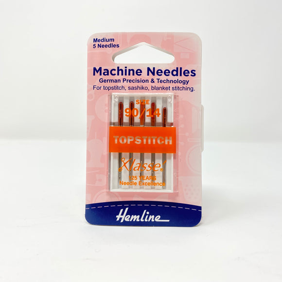 Hemline - Machine Needles Topstitch 90/14