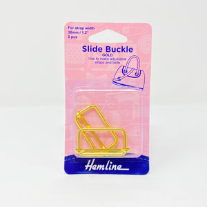 Hemline - Slide Buckle Gold 2 set