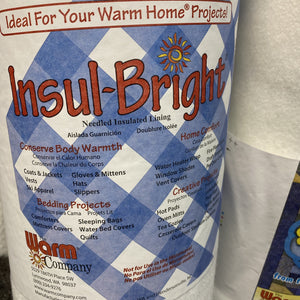 The Warm Company - Insul-Bright Needled Insulated Lining Wadding