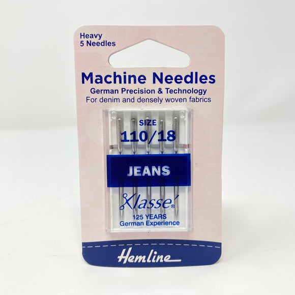 Hemline - Machine Needles Jeans Heavy 110/18