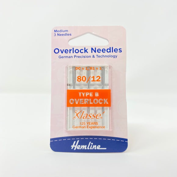 hemline overlocker 80/12 type b needles