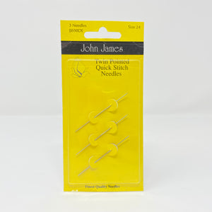 John James - Twin Pointed Quick Stitch Needles