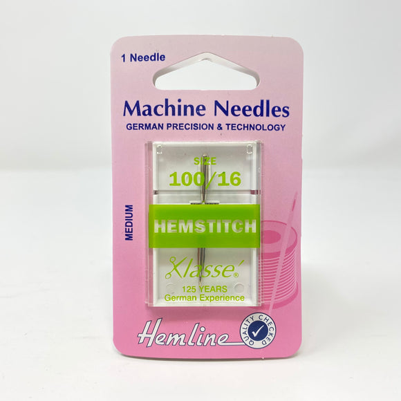 Hemline - Machine Needles Medium Hemstitch 100/16