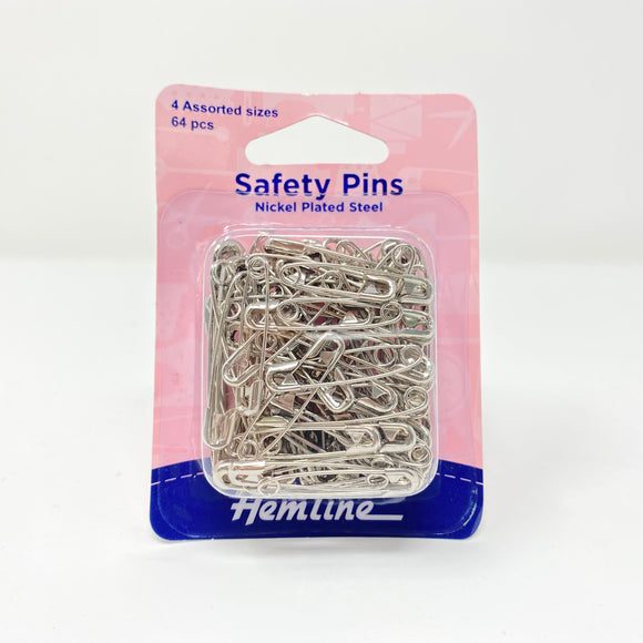 Hemline - Safety Pins (Nickel Plated Steel)